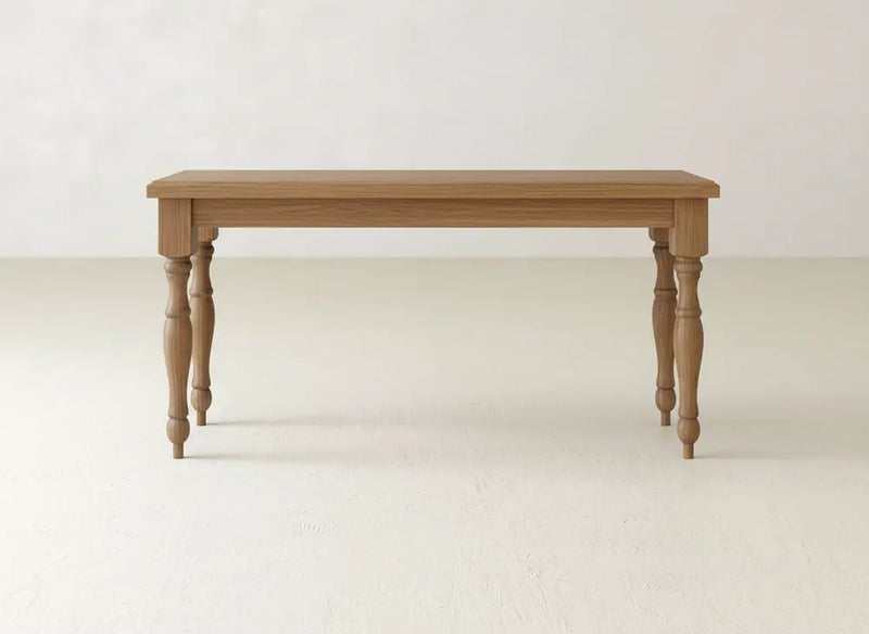 Abigail Sofa Table - Oat on Oak
