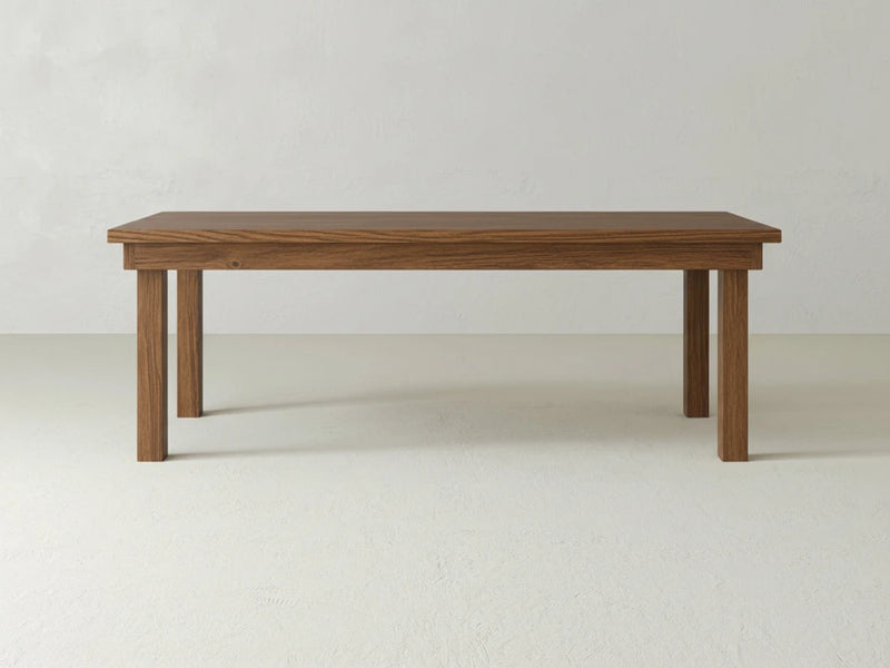 Farmhouse Dining Table - Almond on Oak