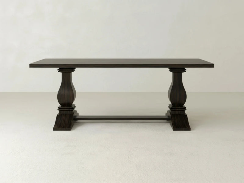 Heirloom Dining Table - Espresso on Oak