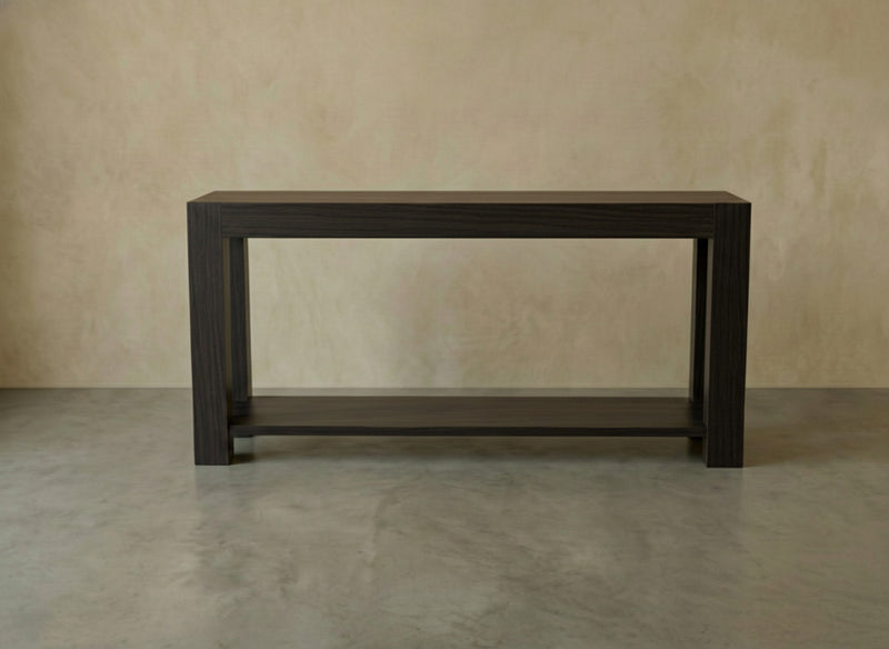 Morgan Console Table - Espresso on Oak