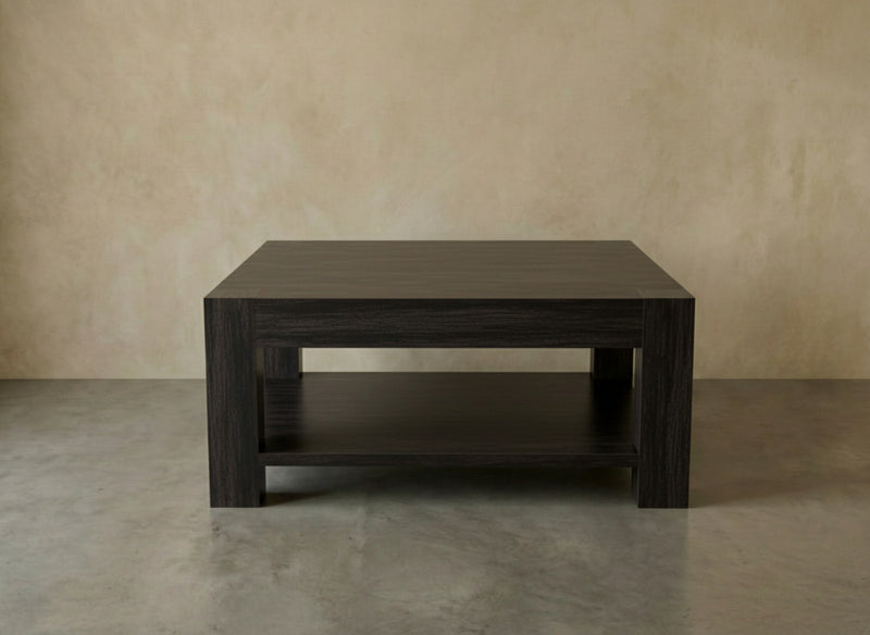 Morgan Square Cocktail Table - Espresso on Oak