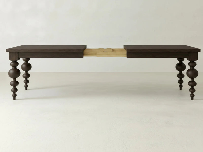 Olivia Expandable Dining Table - Sable on Oak