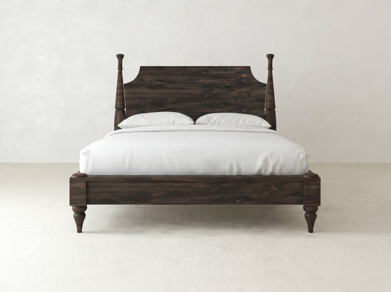 Stella Bed - Charred Ember on Alder
