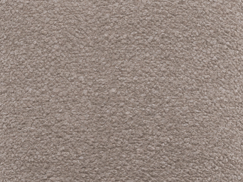 Close-up of the Stone - Boucle Swatch by James+James, showcasing its textured beige surface with tightly packed loops for a cozy, bumpy look—ideal for adding timeless style and inviting texture to your interiors.