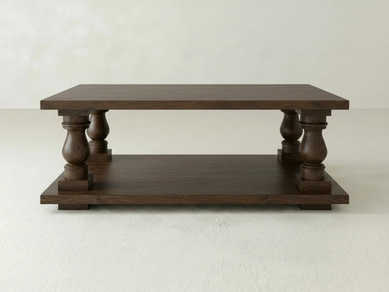 Vivien Coffee Table - Sable on Oak