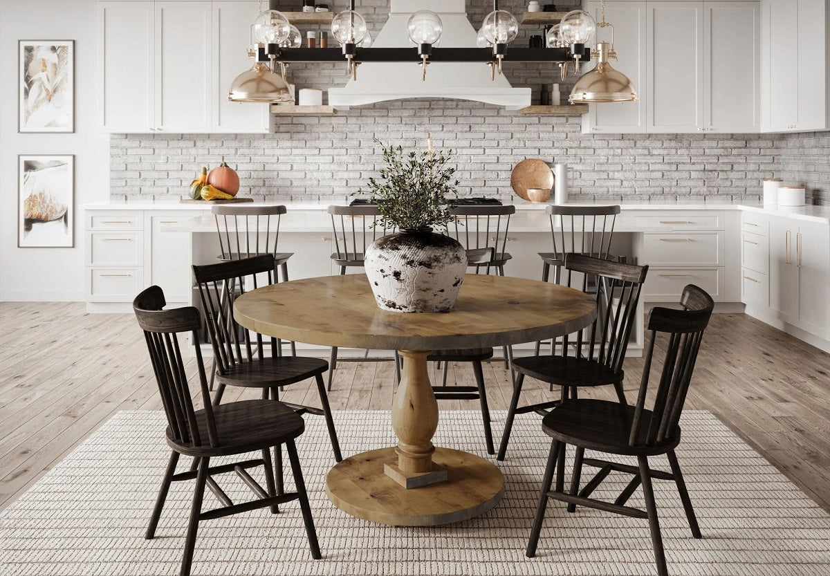 Round vs. Rectangular Dining Table