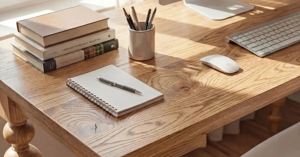 How to Choose a Wood Finish for a Home Office Desk