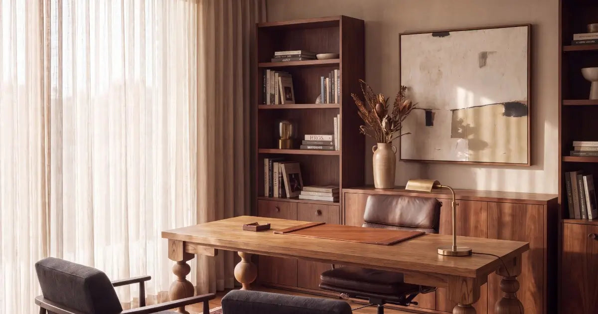 How to Choose Solid Wood Shelving for a Home Office