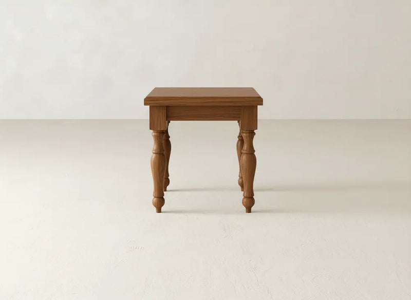 Abigail End Table - Almond on Oak