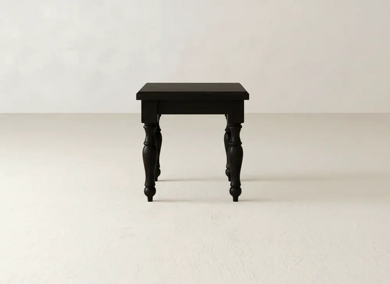 Abigail End Table - Espresso on Oak