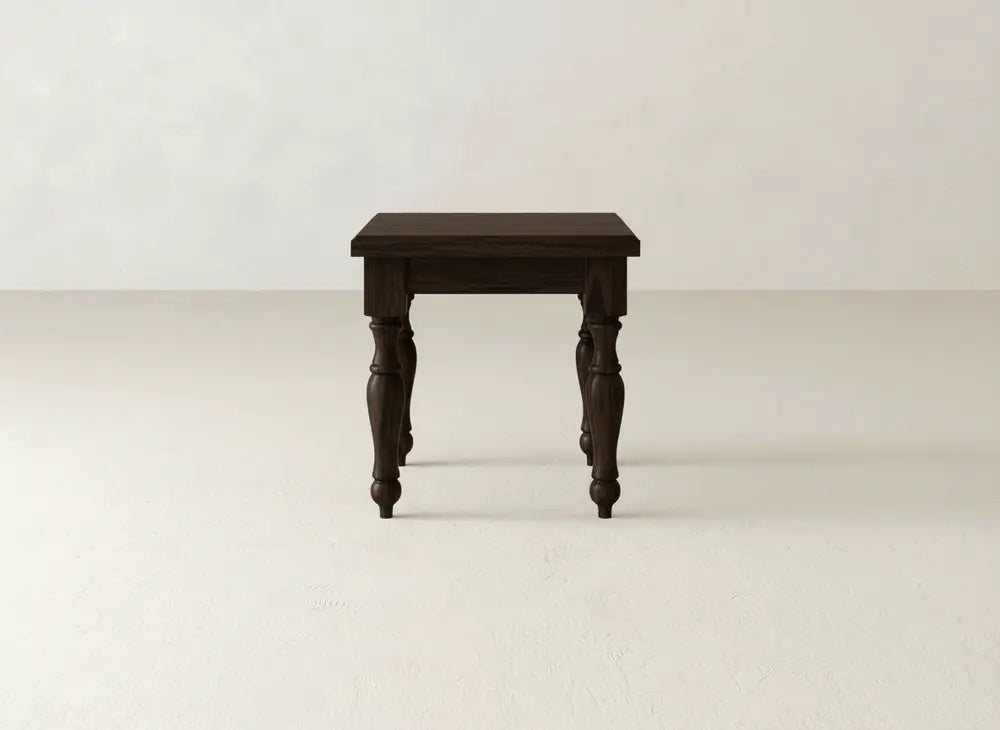 Abigail End Table - Sable on Oak