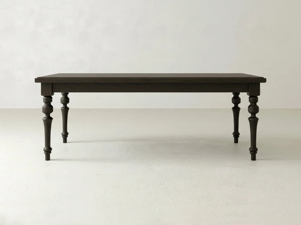 Allyson Dining Table - Espresso on Oak