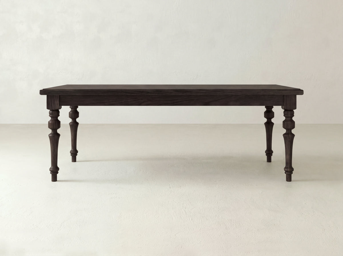 Allyson Dining Table - Umber on Black Walnut