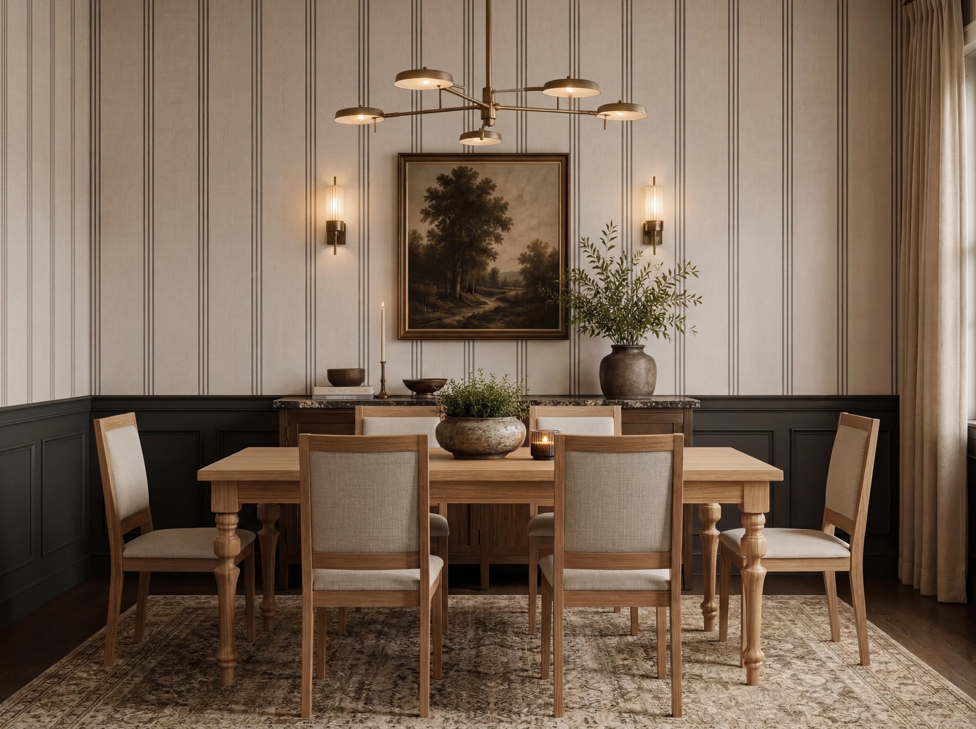 Allyson Dining Table - Harvest Wheat on Alder