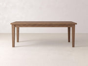 Ava Parsons Dining Table - Almond on Oak