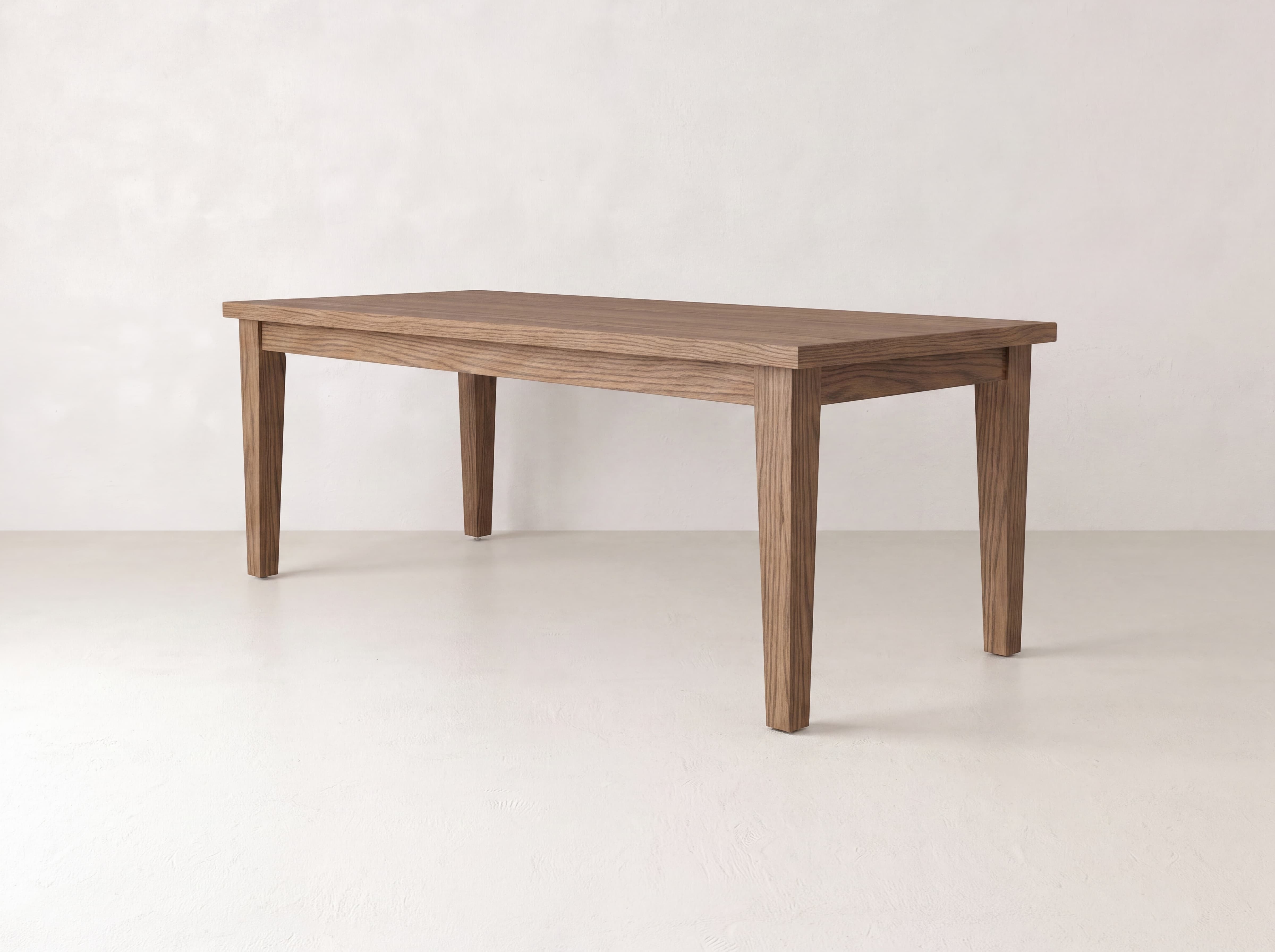 Ava Parsons Dining Table - Almond on Oak