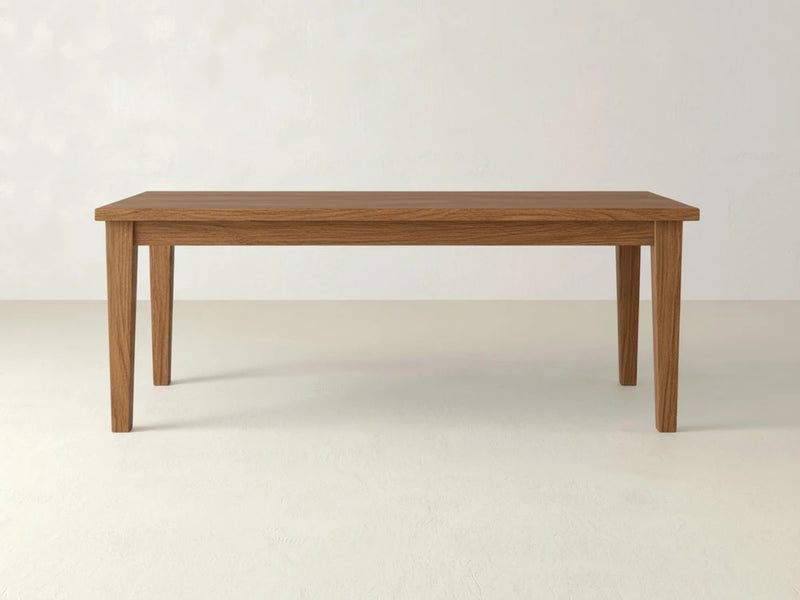 Ava Parsons Dining Table - Almond on Oak
