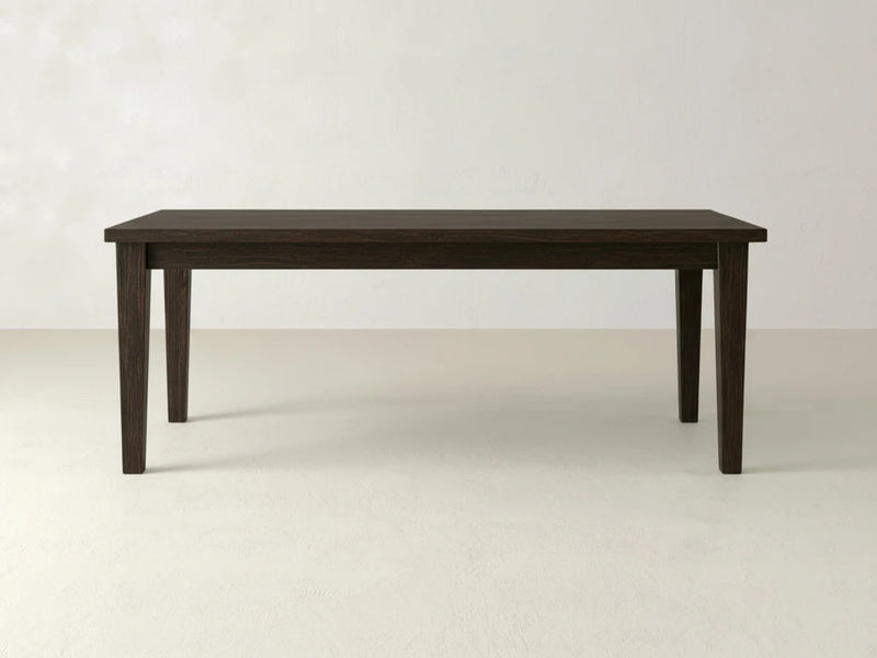 Ava Parsons Dining Table - Espresso on Oak
