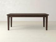Ava Parsons Dining Table - Sable on Oak