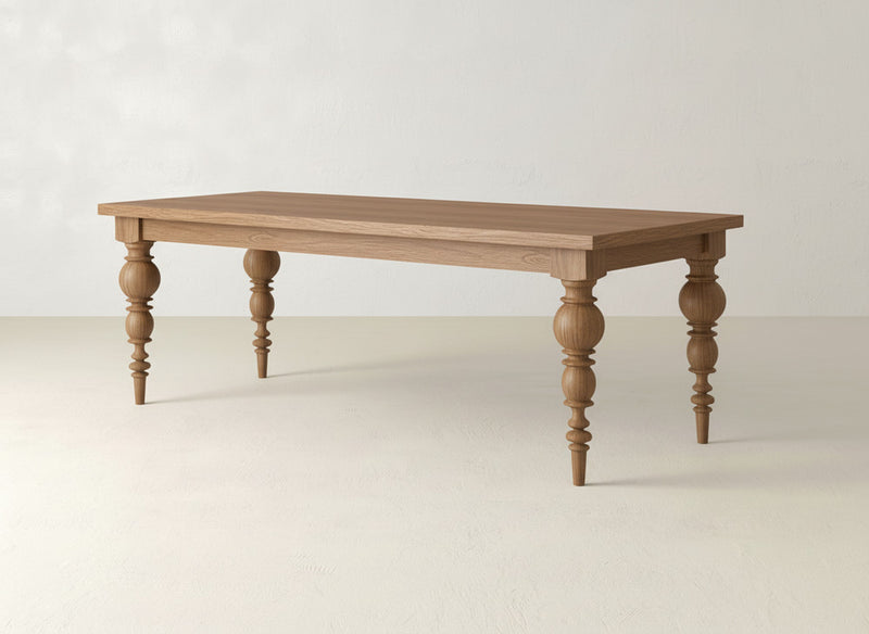 Bailey Dining Table - Oat on Oak