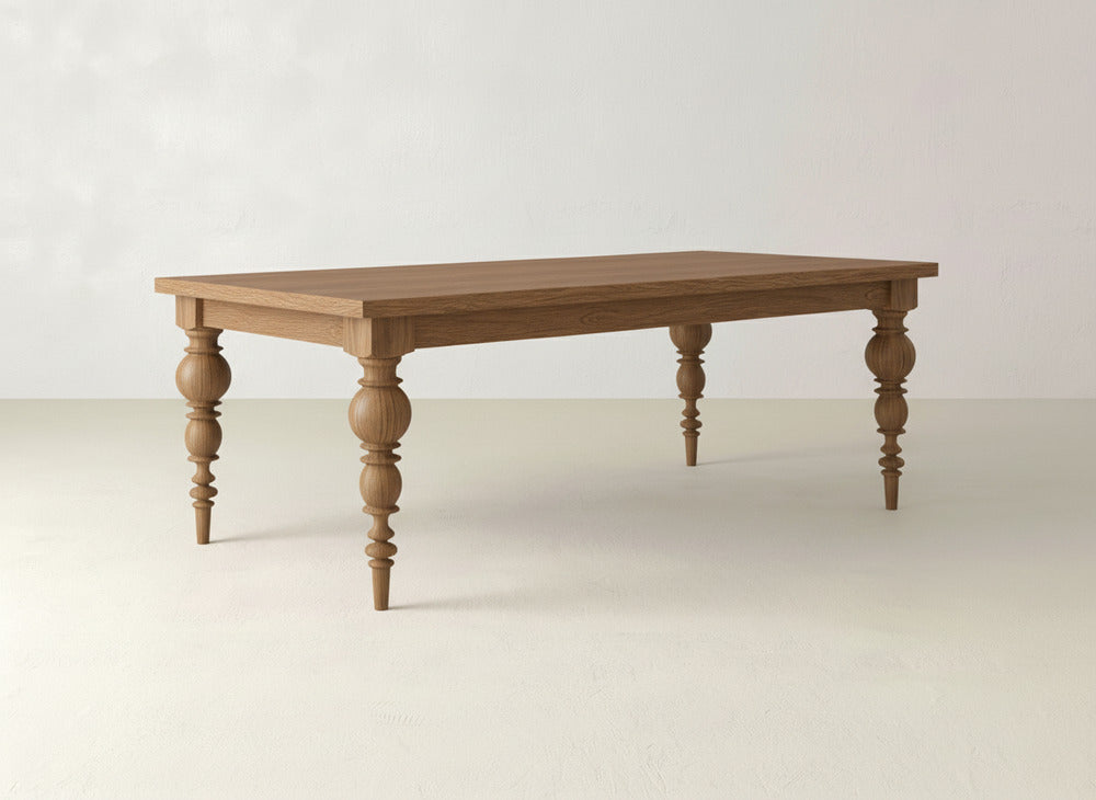 Bailey Dining Table - Oat on Oak