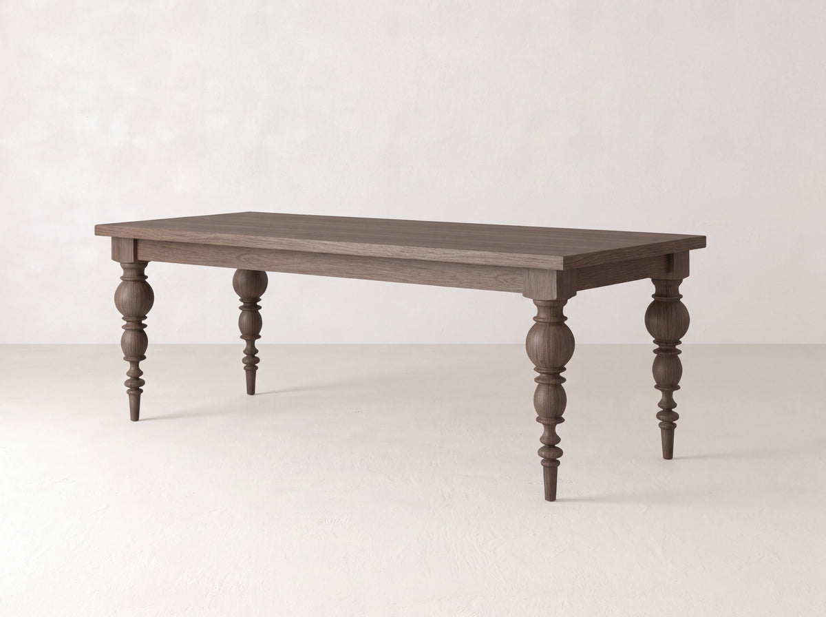 Bailey Dining Table - Hazel on White Oak