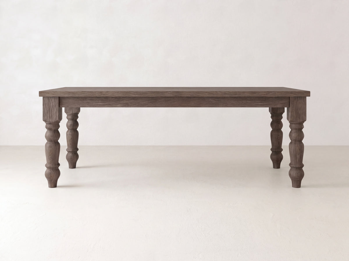 Baluster Dining Table - Hazel on White Oak