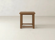 Carter X Side Table - Almond on Oak