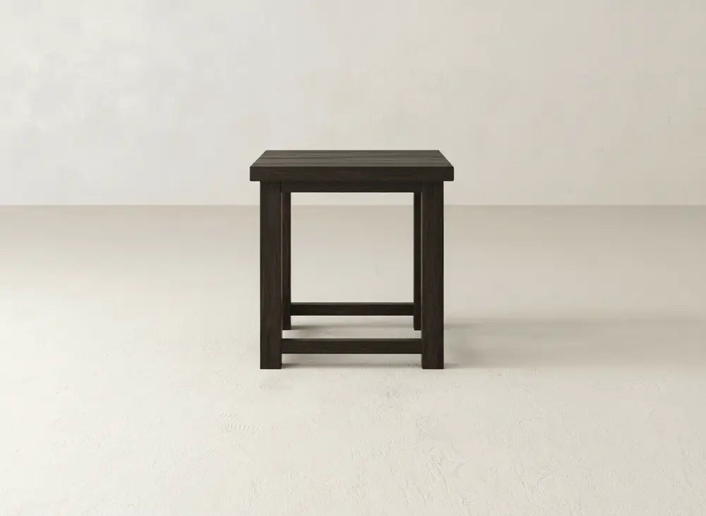 Carter X Side Table - Espresso on Oak
