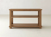 Carter X Sofa Table - Oat on Oak