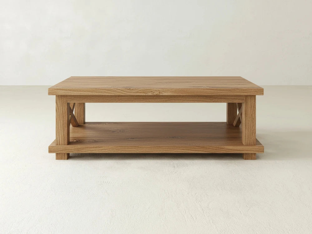 Carter X Coffee Table - Oat on Oak