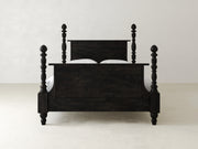Catherine Bed - Charred Ember on Alder