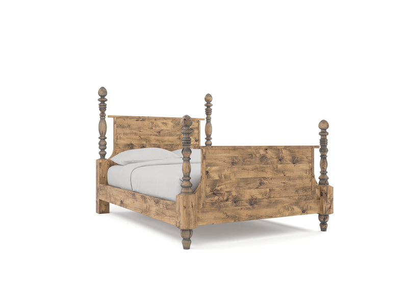 Catherine Bed - Harvest Wheat on Alder