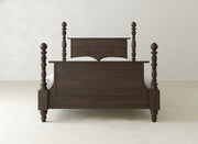 Catherine Bed - Sable on Oak