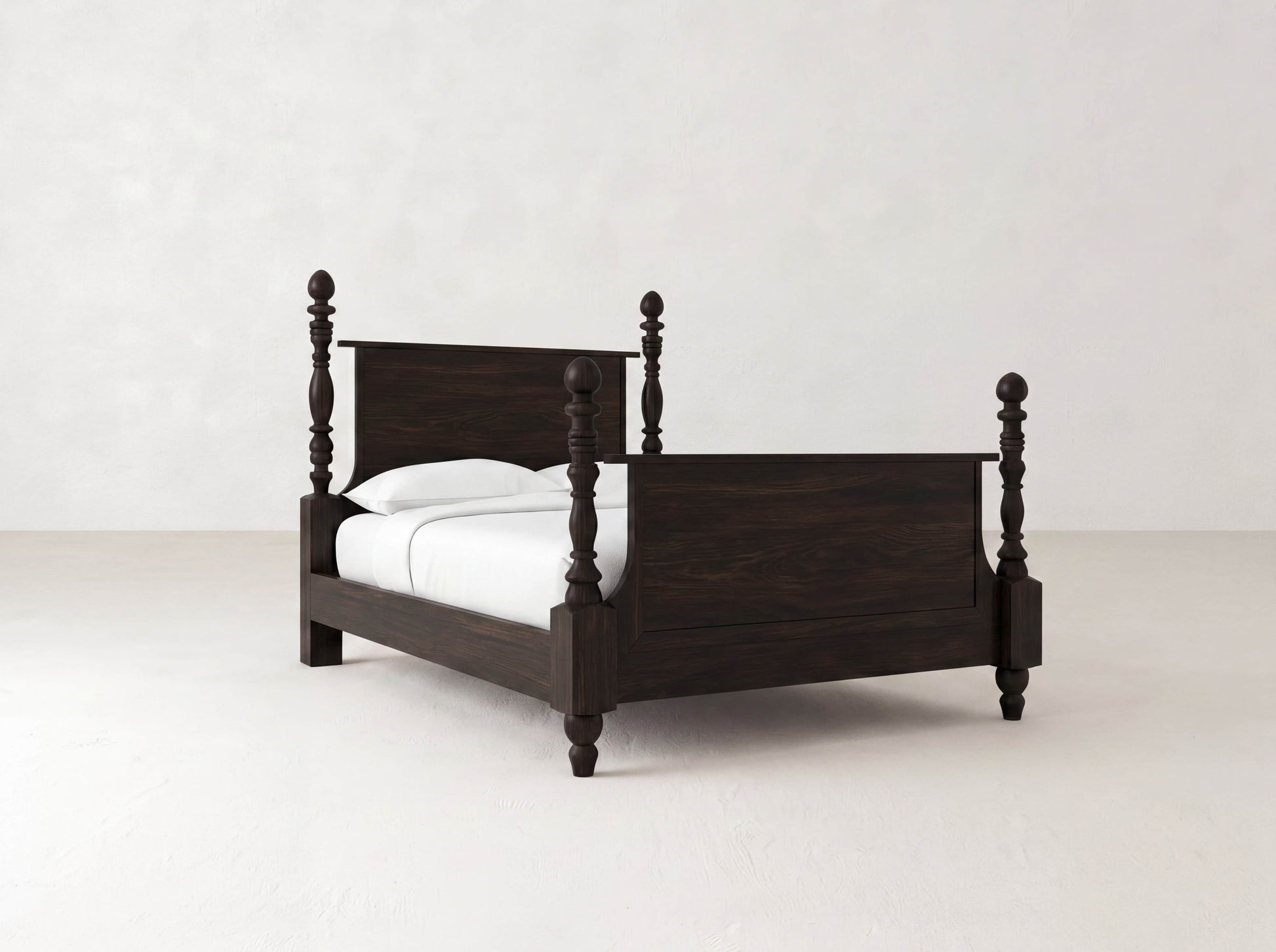 Catherine Bed - Espresso on Oak