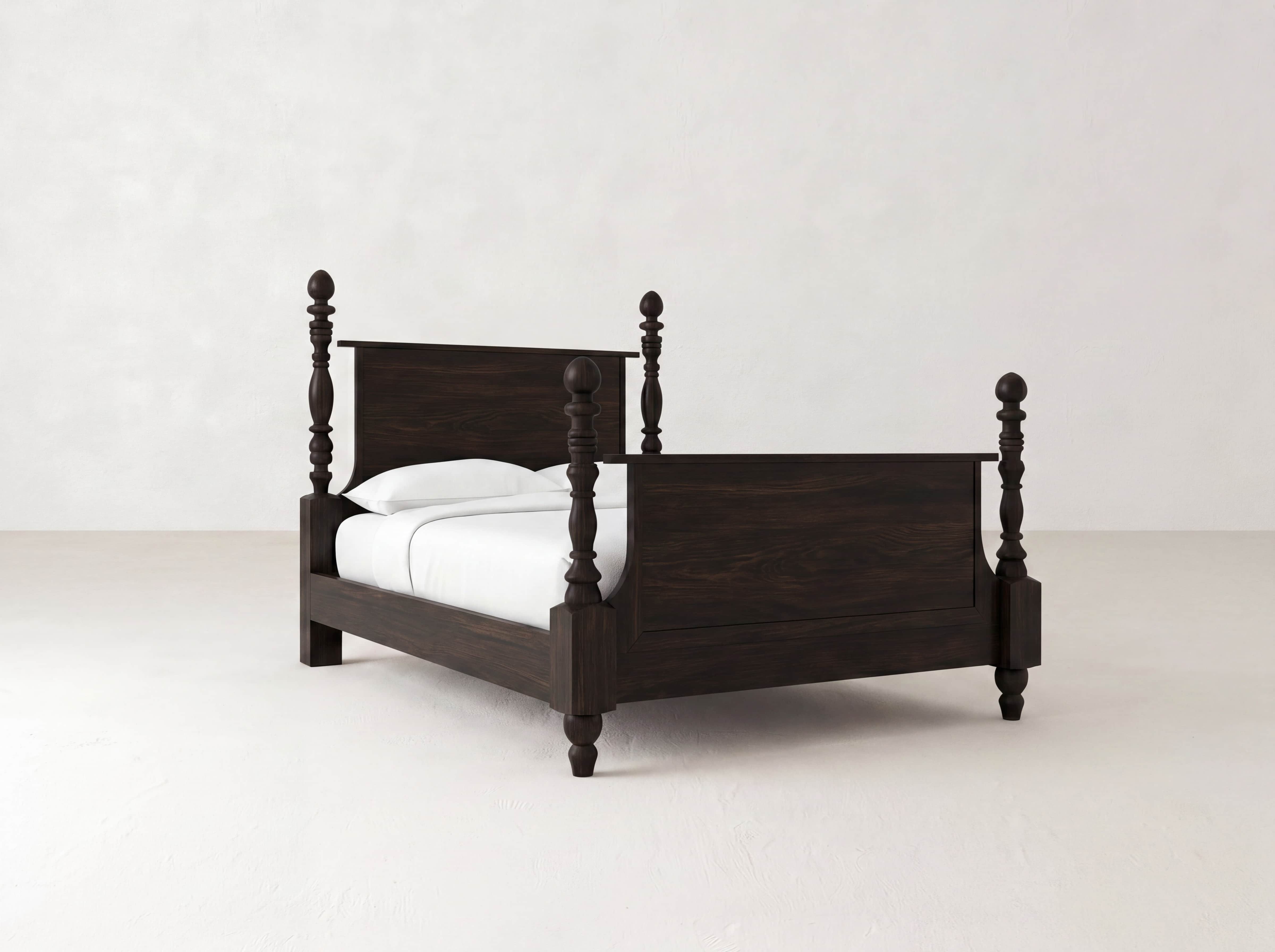 Catherine Bed - Espresso on Oak