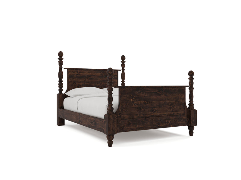 Catherine Bed - Tobacco on Alder