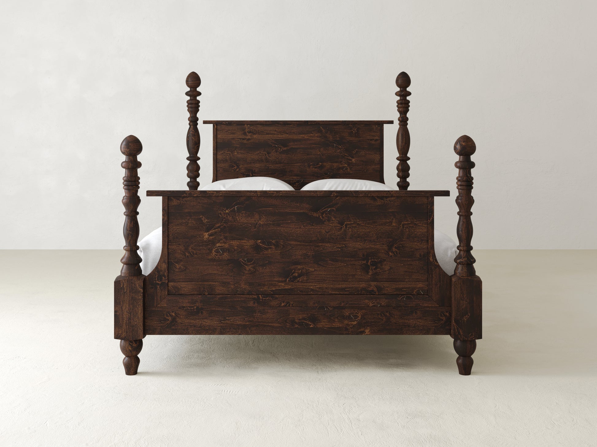 Catherine Bed - Tobacco on Alder