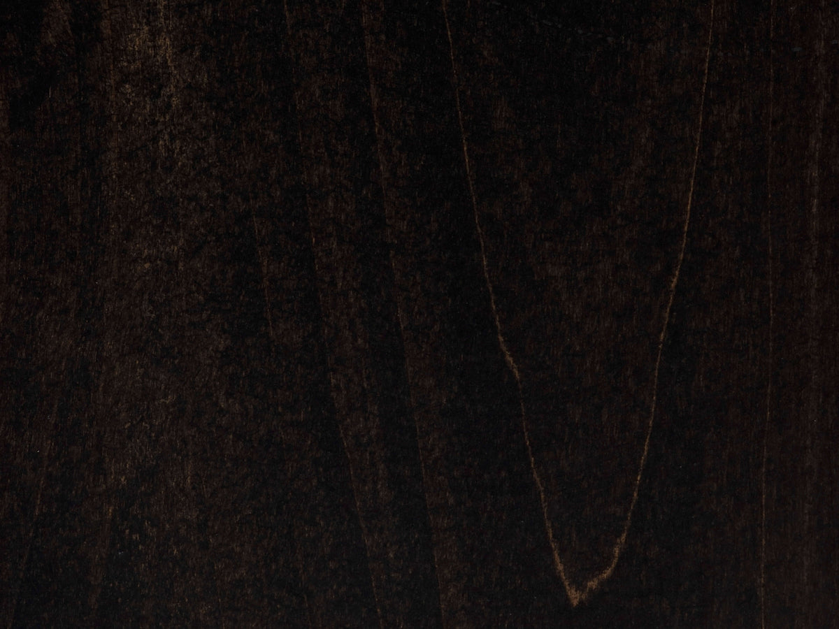 Dark wood texture with subtle grain patterns and faint streaks, creating a rich and deep appearance. The surface has a natural look with varying shades of brown and black, emphasizing the organic feel of the material.
