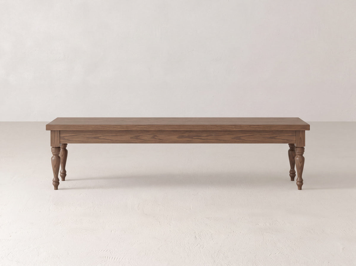 Chateau Bench - Almond on Oak