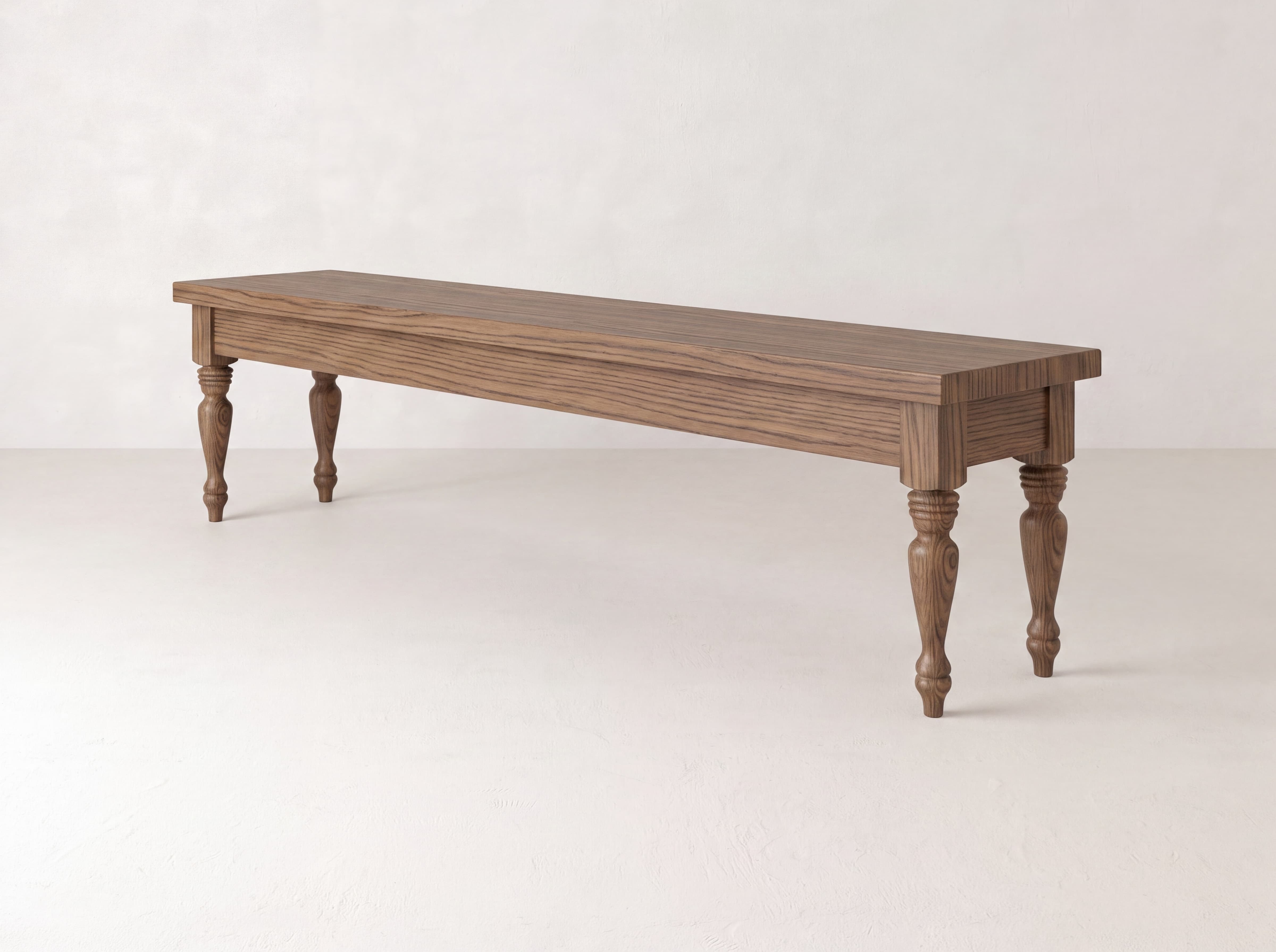 Chateau Bench - Almond on Oak