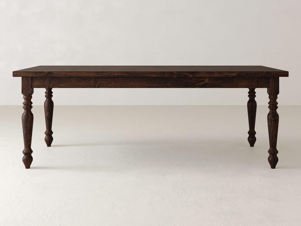 French Country Dining Table - Tobacco on Alder – James & James