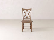 Double X-Back Dining Chair