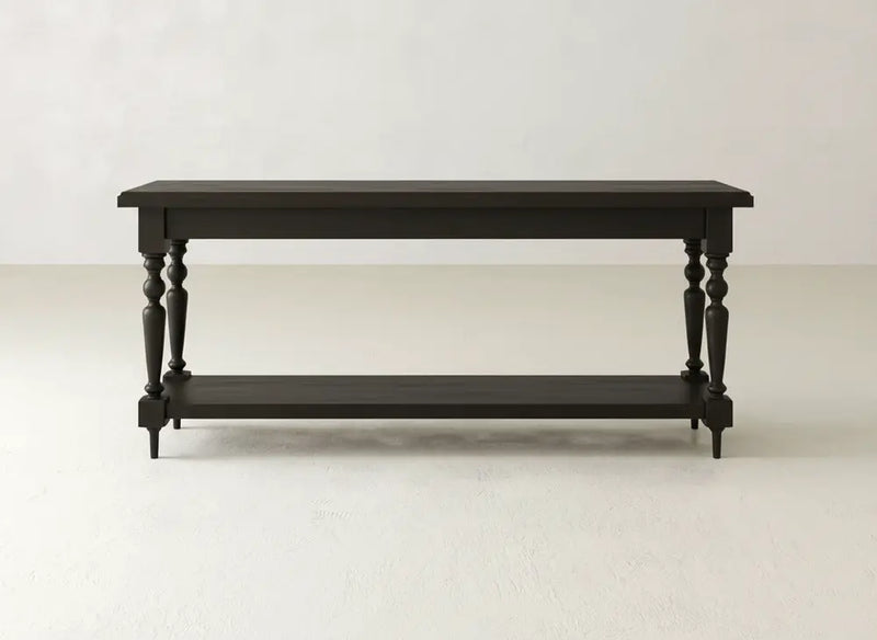 Ella Sofa Table - Espresso on Oak