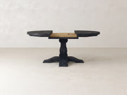 Heirloom Round Expandable Dining Table - Espresso on Oak