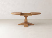 Heirloom Round Expandable Dining Table - Oat on Oak