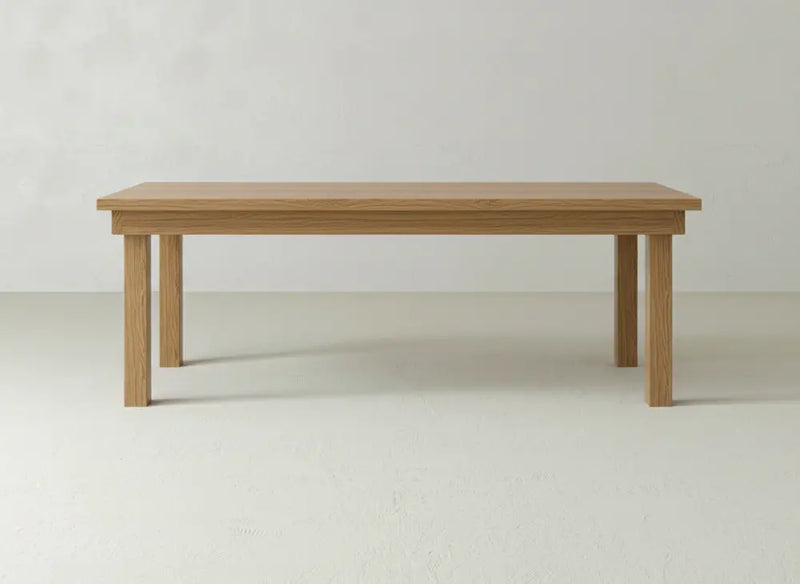 Farmhouse Dining Table - Oat on Oak