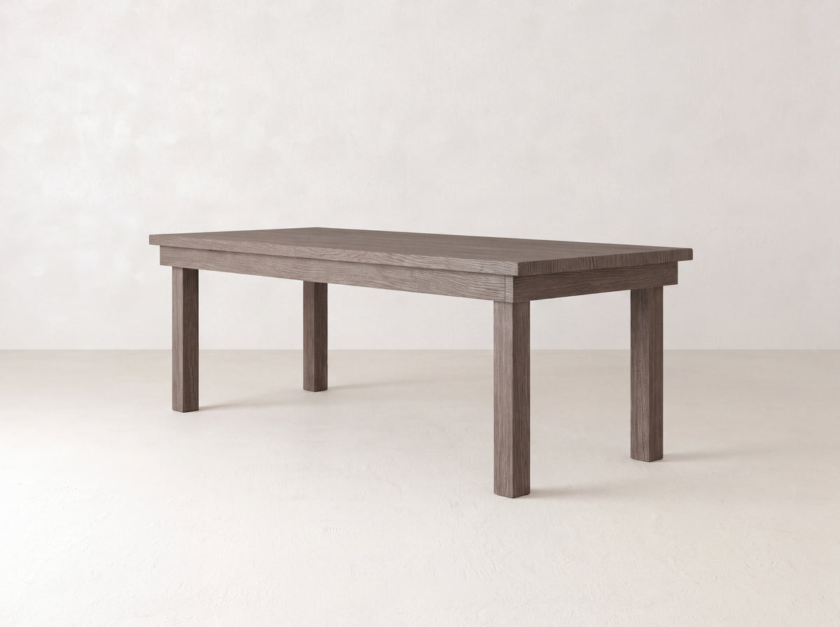 Farmhouse Dining Table - Hazel on White Oak