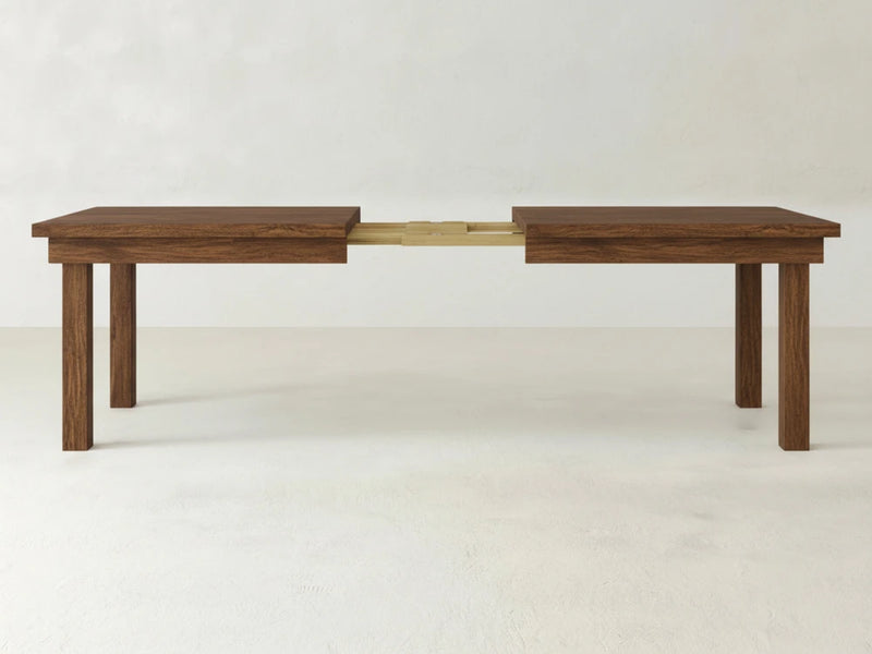 Farmhouse Expandable Dining Table - Almond on Oak