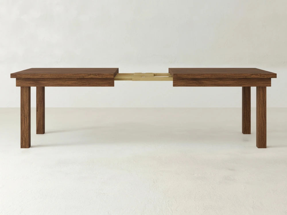Farmhouse Expandable Dining Table - Almond on Oak